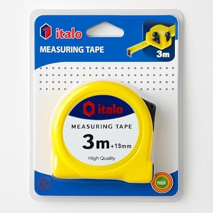 120 Pieces 3m Measuring Tape Retractable Steel Tape Measure 3 Metre Metrics with Lock & Belt Clip Compact Durable Case