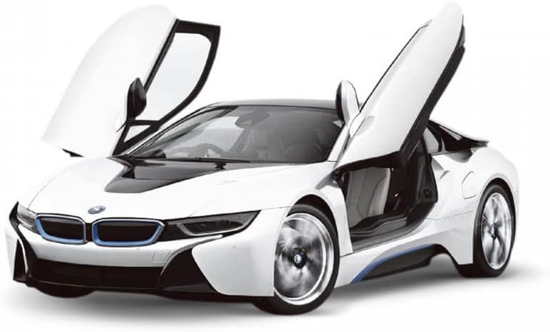 72 Pieces Radio Control 1:14 BMW i8 Car - Black | High-Performance Remote Control Sports Car Model | Authentic BMW Replicas with Full Function R/C Controls (LED Lights – and Realistic Detailing)