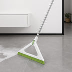 96 Pieces Fine Dust Remover & Pet Hair Cleaning Brooms (Multifunction Silicone Sweeper – Squeegee Broom for Pet Hair – Fine Dust – Glass Windows – Green - Efficient Water Sweeping & Floor Scraping Tool)