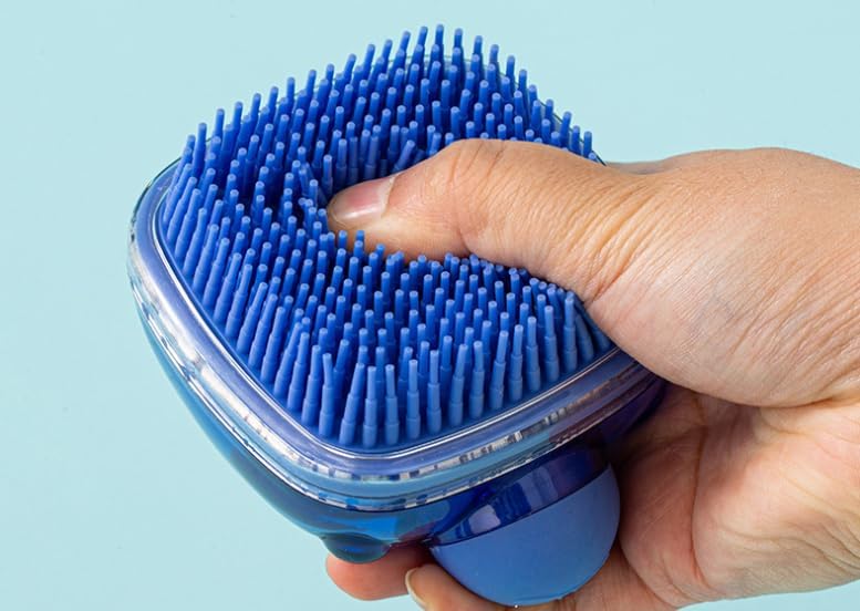 Pet Bath Brush – Silicone Gel – Pack of 3, Assorted Colors