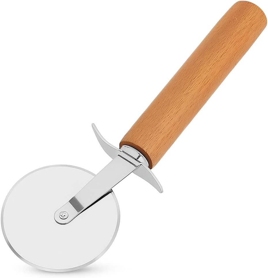 Pizza Cutters, Stainless Steel Sharp Blade, Comfortable Grip, Heavy-Duty Pizza Slicer for Easy Cutting, Dishwasher Safe, Professional Kitchen Tool for Pizzas, Pastries, and More