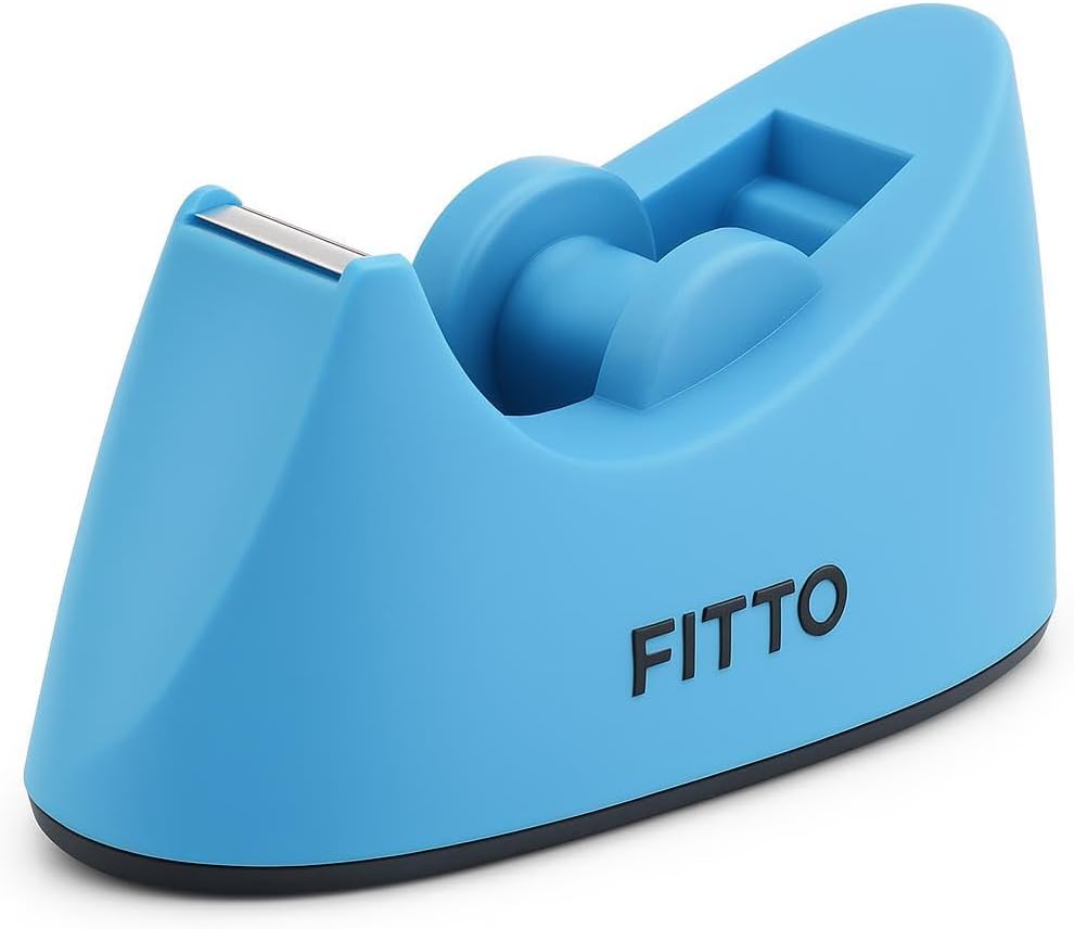 Blue Tape Dispenser - 1 Piece, Ideal for Office and School Use