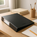 120 Pieces 2 Hole Level Files for A4 Sheets (34x25cm Black)