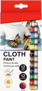 96 Pieces 12-Pieces (12ml Water Colors Set - 12 Vibrant Colors for Drawing & Painting)