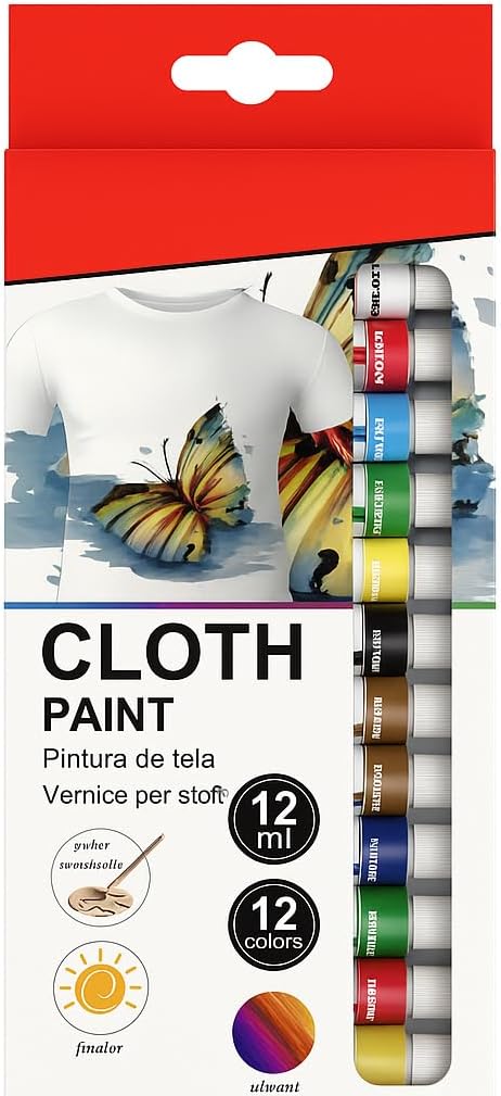 96 Pieces 12-Pieces (12ml Water Colors Set - 12 Vibrant Colors for Drawing & Painting)