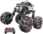 48 Pieces Remote Control Shark Trucks with Roller Tires - Rechargeable Battery (Powerful Motor – Advanced Remote Control System)