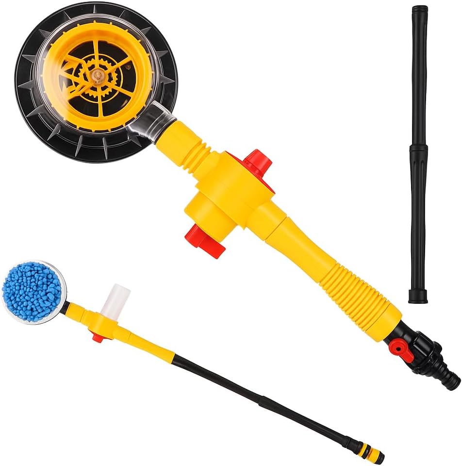 60 Pieces Car Wash Brush Kits (Premium Yellow Cleaning Brushes for Cars – Trucks – RVs – Soft Bristle – Scratch-Free – Durable Handle – Perfect for Exterior – Interior – Wheels – and Tires)