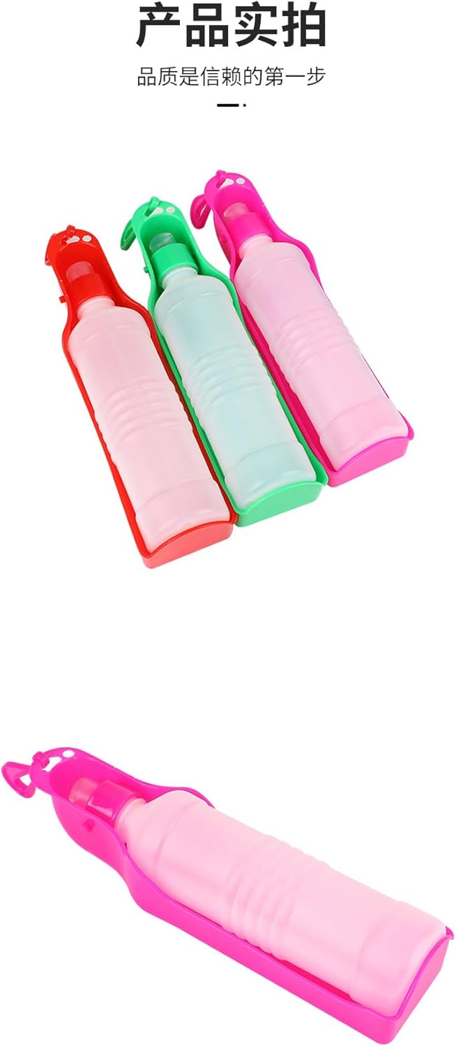 96 Pieces Dog Water Bottles (Portable & Leakproof – Pack of 3 – Assorted Colors)