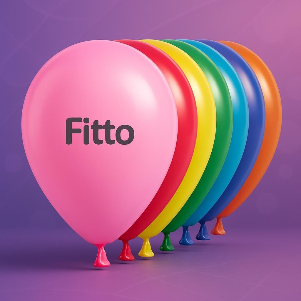 96 Pieces Multicolor Balloons Pack of 100s for Parties (Birthdays – Weddings – Celebrations – Events – Helium & Air Compatible – Latex Decoration)