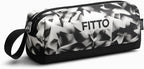 96 Pieces Pencil Pouches (20.5x6.5x5cm White Pattern Stationery Case for Pencils & Office Supplies)