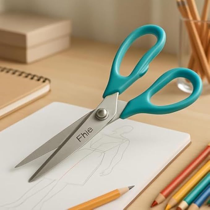 96 Pieces Tailoring Scissors - Plastic Handle Fabric Shears for Sewing (Dressmaking – Upholstery & Crafts)