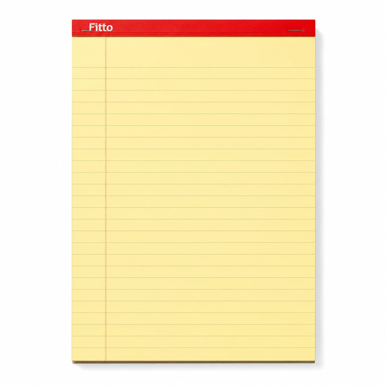 120 Pieces A4 Legal Pads (40 Sheets – 70 GSM Yellow Ruled Writing Pad with Top Binding and Easy Tear-Off Pages)