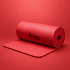 96 Pieces Eco Friendly Yoga Mats (61x173x4mm Red - Lightweight – Non-Slip Exercise & Fitness Mat for Yoga & Pilates)