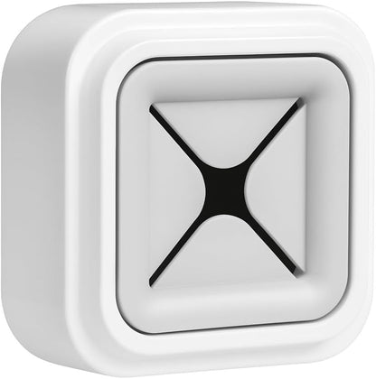 Washcloth Storage Plug – Adhesive Design – White