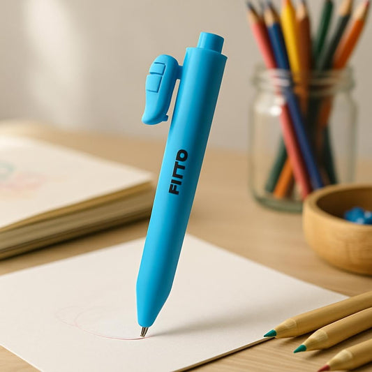 Sea Animals Design Gel Pen 0.7mm 14.5cm Assorted Colors, Pack of 4