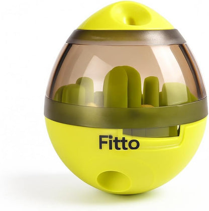 Cat & Dog Tumbler Feeding Toy – Interactive Treat Dispenser – Green