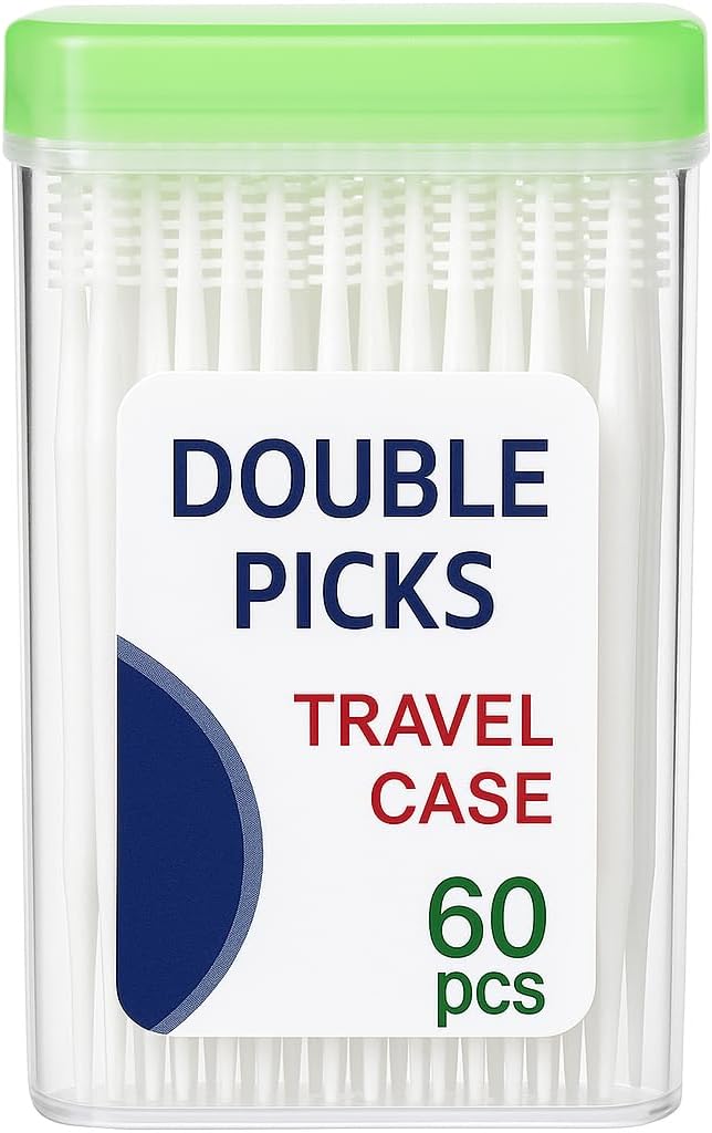 144 Pieces Double Toothpicks 60Pcs/Cards (Toothpick Set for Dining – Serving – and Events)