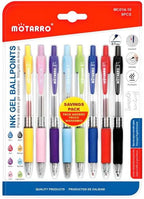 96 Pieces 8 Pieces (0.7mm Ball Point Gel Pens Assorted Colors – 14.5cm Length)