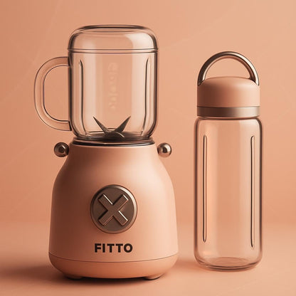 Portable Juicer Machine with Tritan Cup – Electric Blender for Smoothies, Baby Purees, and Juices – Travel-Friendly, Self-Cleaning, Rechargeable Portable Blender