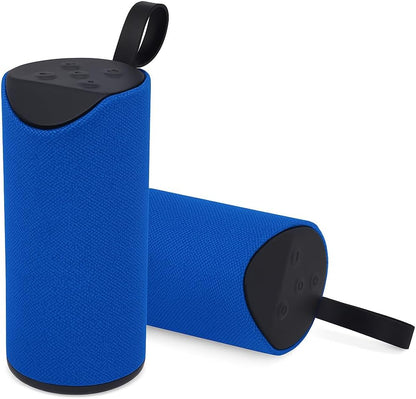 Portable Bluetooth Speaker with Powerful Stereo Sound – Super Bass, Splashproof Wireless Speaker with Dual Power Supply, Bluetooth 4.0 Compatible for Phones, Tablets, and TVs