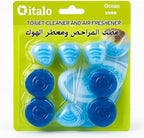 96 Pieces Toilet Cleaner & Air Freshener Gel - Disinfectant Bathroom Cleaners (Limescale Remover & Odour Eliminator – Fresh Citrus Scent)