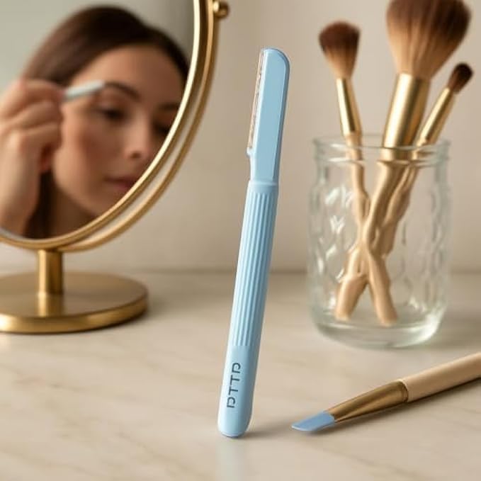 120 Pieces Eyebrow Razors (Precision Facial Razor for Eyebrow Shaping & Dermaplaning – Portable Eyebrow Trimmer Shaver for Face Hair Removal)