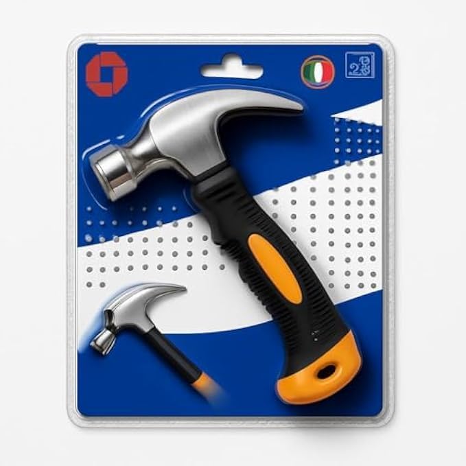 96 Pieces Mini Hammer Small Hammers with Steel Head and Fiberglass Handle Non-Slip Grip for Home DIY Woodworking Upholstery Jewelry Model Making