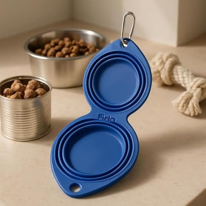 96 Pieces Collapsible Folding Pet Bowls (30x5cm - Silicone Portable Dog Cat Travel Food & Water Bowl – Lightweight Easy Clean)