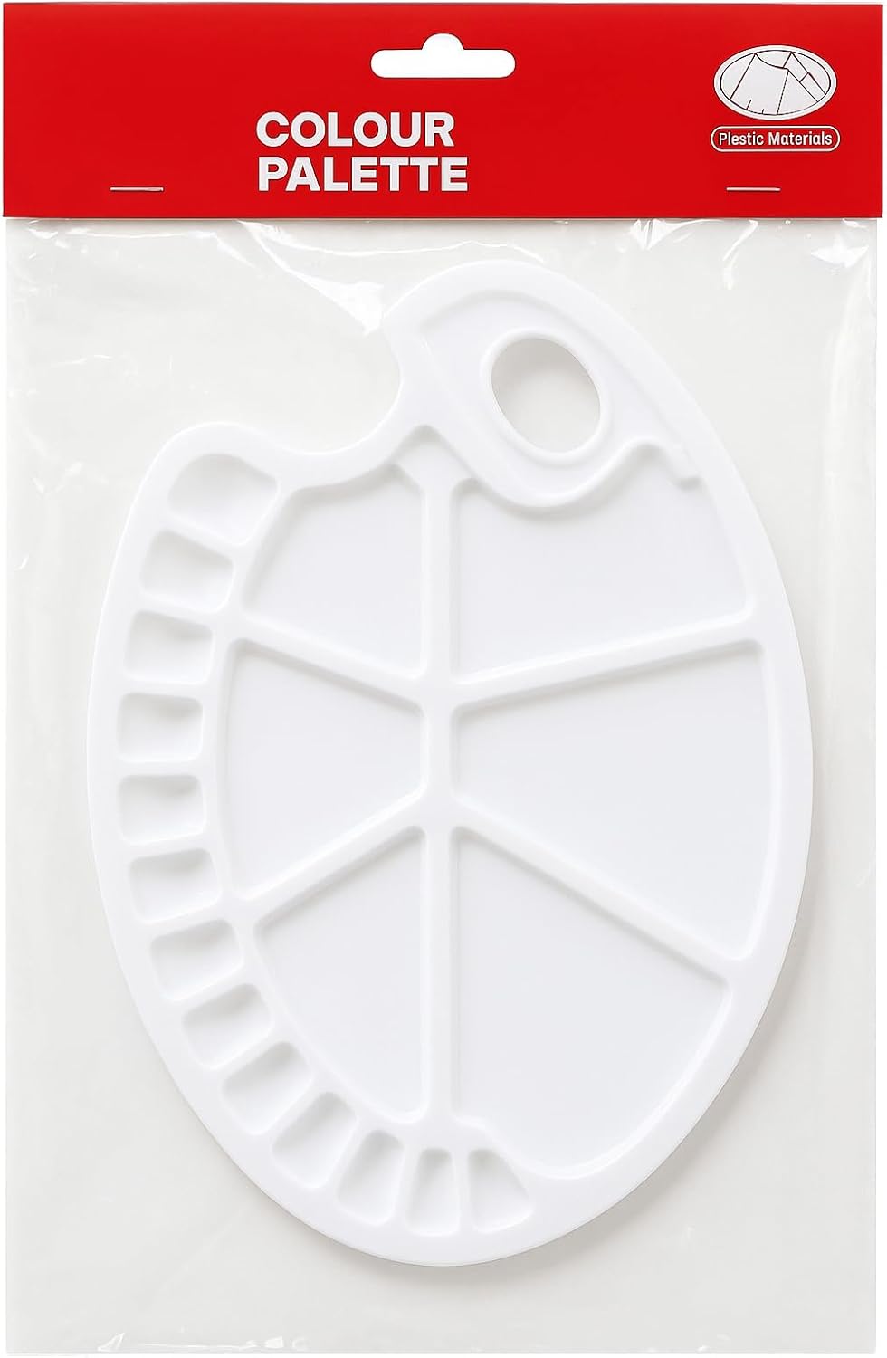 Painting Plate 1 PC 330MM X 245MM White, Artist Palette, Mixing Tray for Paints