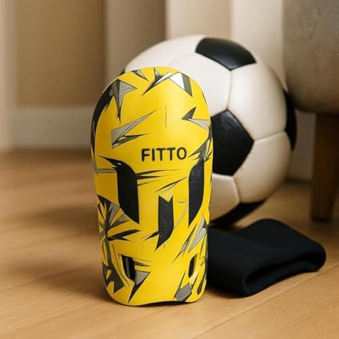 120 Pieces Yellow Shin Guard Pads for Soccer - Lightweight and Durable Protection