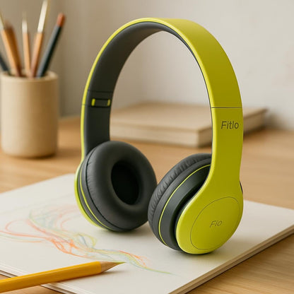 Wireless Bluetooth Headphones with Deep Bass, Clear Sound, Hands-Free Calling