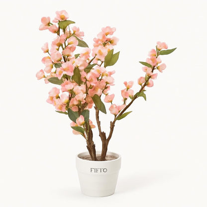Chic Artificial Flowers in Decorative Pot 80x29x15cm for Home & Garden Decor