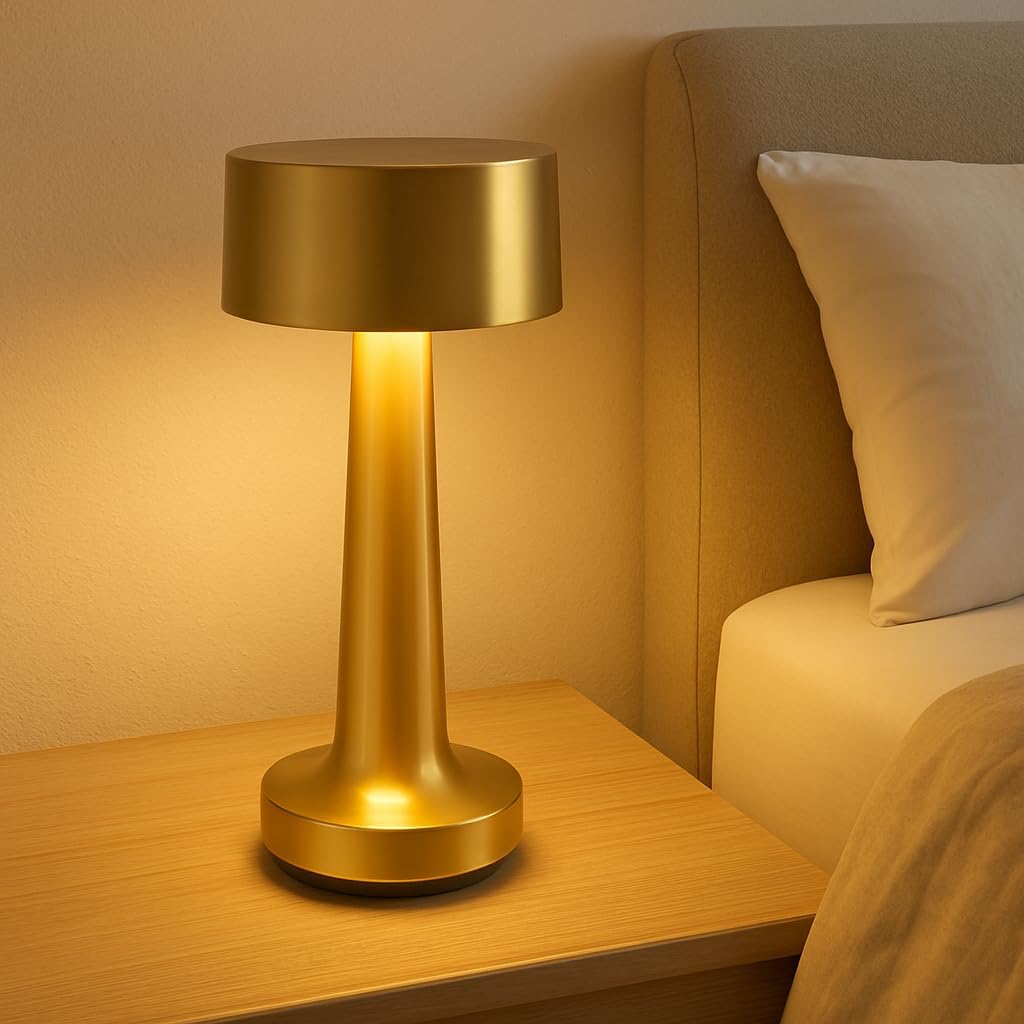 96 Pieces Modern Cordless Table Lamps (Stylish LED Lighting with Rechargeable Battery – Touch Control – and Adjustable Brightness for Home – Office – and Outdoor Use)