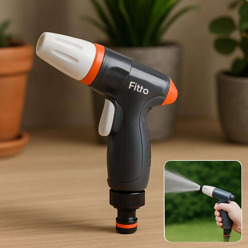 96 Pieces Garden Hose Spray Nozzles with Trigger Handle and Adjustable Rotating Head