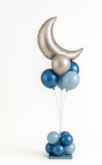 120 Pieces Balloon Stands with Stone 7 Sticks Set (20x125cm for Event Décor)