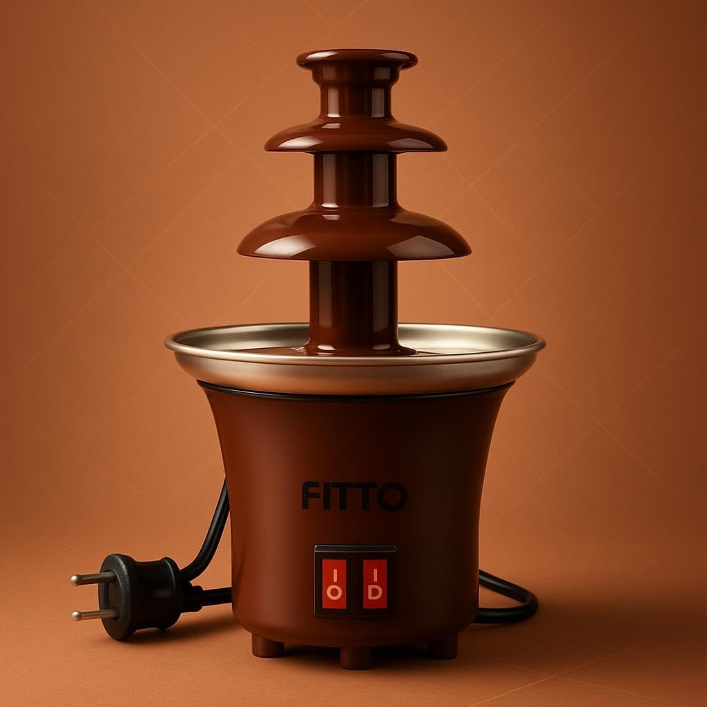 60 Pieces Three Layer Chocolate Fountains (Melting Machine with Heating Function – Chocolate Fondue Tempering Machine for Party & Household Use)