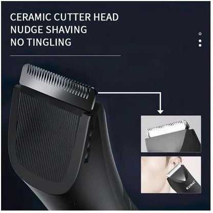 Professional Hair Clippers and Trimmer Set for Men – Precision Barber Clippers with High-Performance Blades, Corded Electric Grooming Kit for Haircut, Beard, and Mustache Trimming