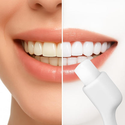 Tooth Cleaning Brush – PP + Sponge – 3-Pack – White