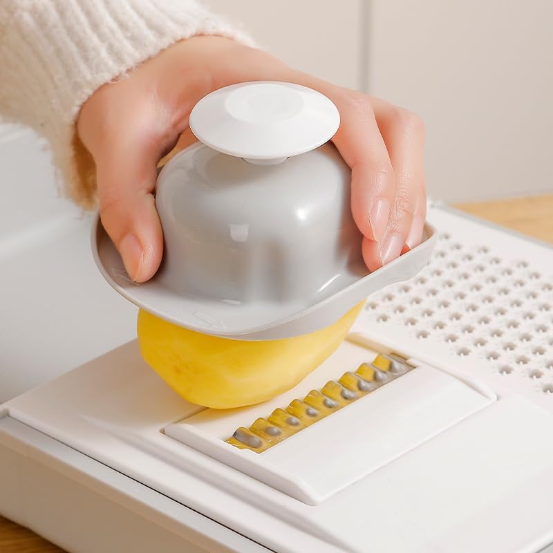 96 Pieces Scraper Storage Boxes with Grater (White & Grey)