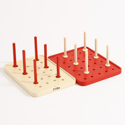 Multipurpose Expandable Drawer Rack – Cream & Red