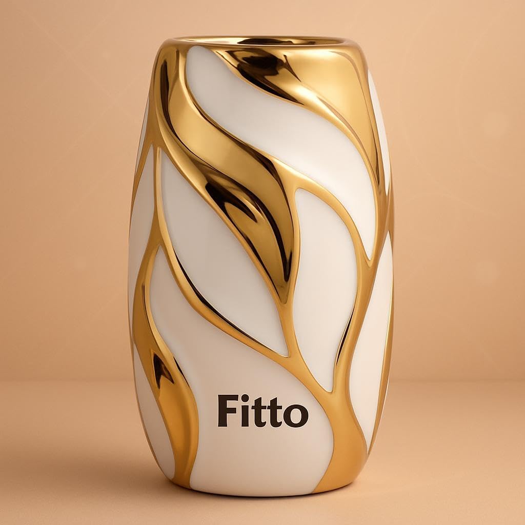 Contemporary Ceramic Flower Vase 9x21cm Home Decor Accent