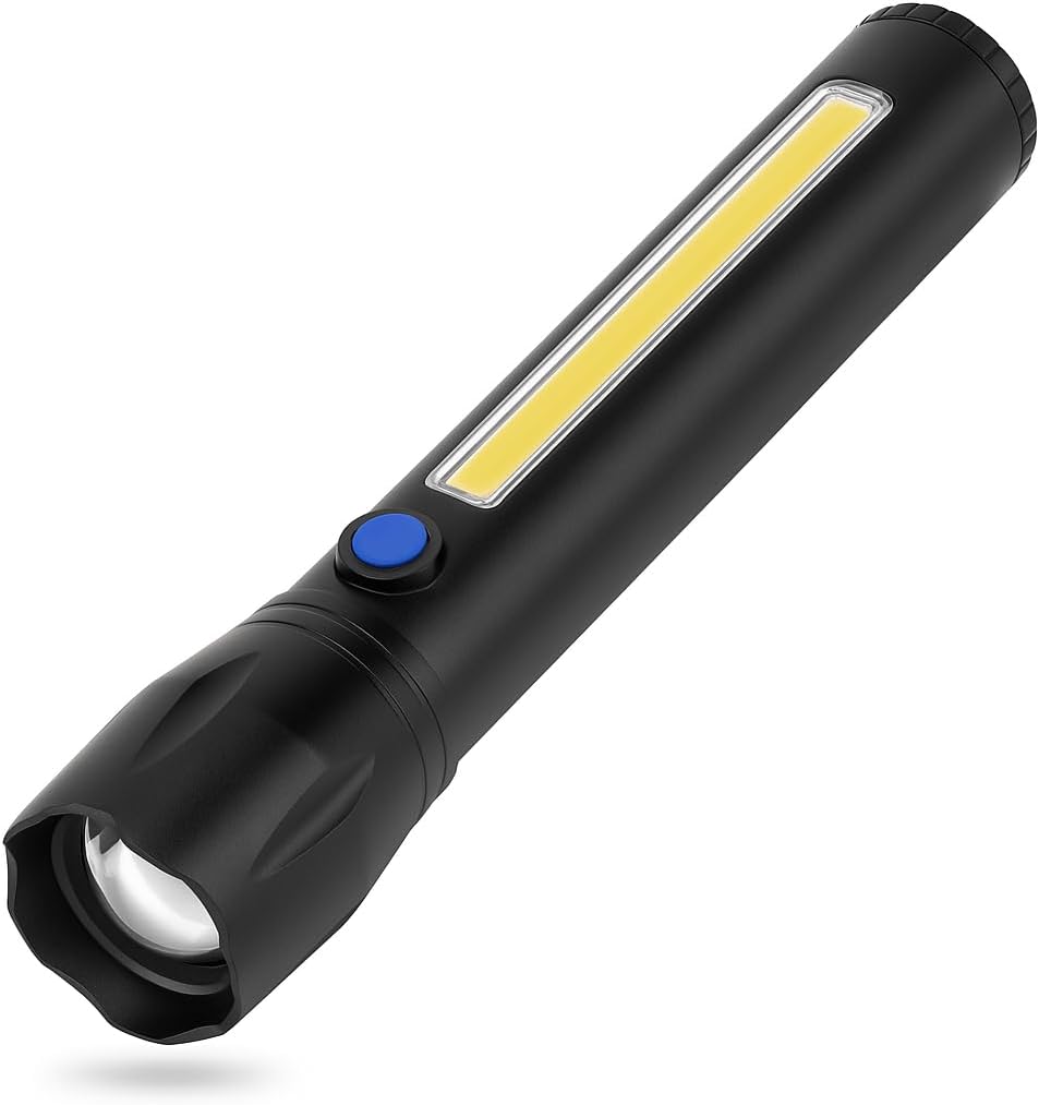 USB Rechargable Power Style LED Flashlight 2000 Lumens Telescopic Zooming Waterproof Torch