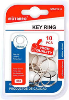 144 Pieces Key Ring Set 10 Pieces (25mm Metal Split Rings for Keys – Crafts – and Accessories)