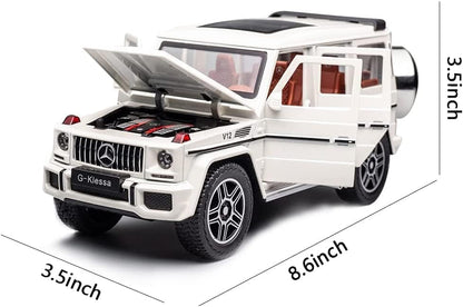 1:24 Mercedes Benz Toy Car - White, Perfect Gift for Kids, Boys, and Girls, Die-Cast Model with Detailed Interior & Exterior, Ideal Birthday and Christmas Present for Car Enthusiasts