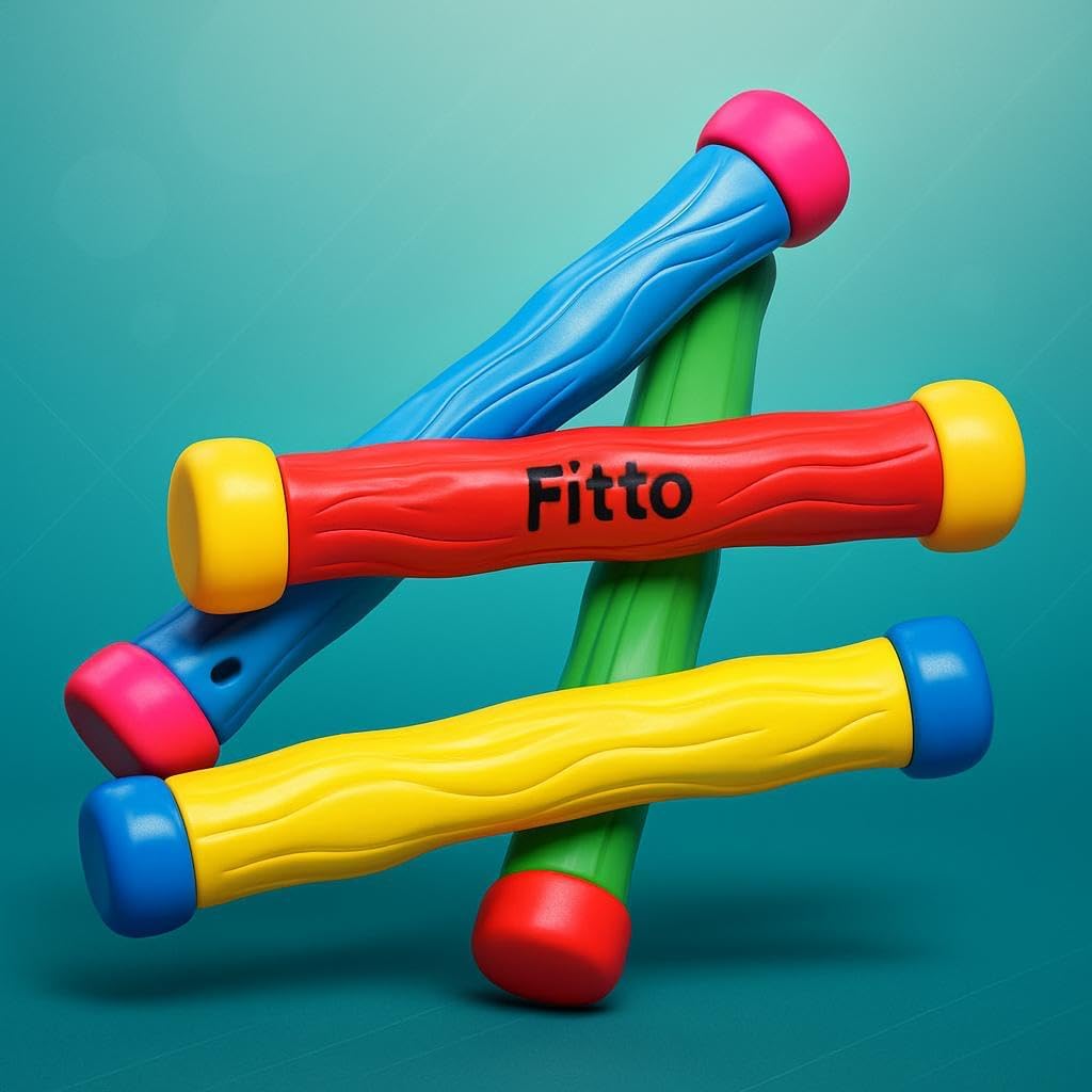 Diving Sticks 4 Pieces – Durable Underwater Markers for Scuba, Snorkeling, Swimming, Marine Exploration – Waterproof & Portable