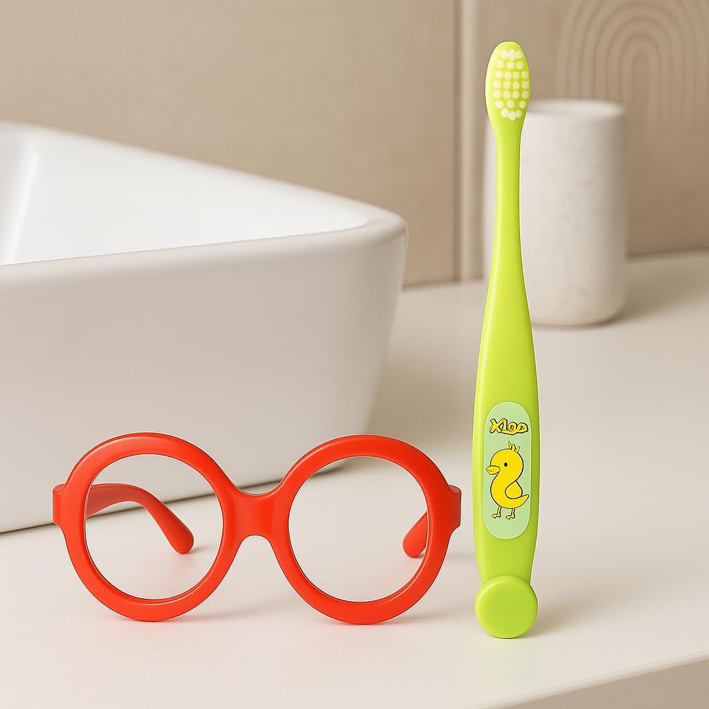 240 Pieces Children's Toothbrush Sets with Sunglasses (Mixed Colors)