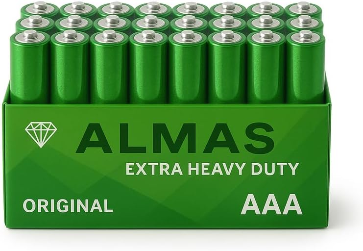 96 Pieces 60-Pack AAA Alkaline Batteries for High-Performance Devices (Long-Lasting Power)