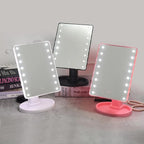 72 Pieces Vanity Mirrors with Lights (Hollywood Makeup Mirror with 9 LED Bulbs – 3 Colors Dimmable Light – 360° Rotation – White - Perfect for Beauty and Grooming)