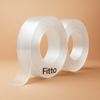 Transparent Sticky Tape 2 Pieces 24mmx30m Adhesive for Office, Home & Crafts