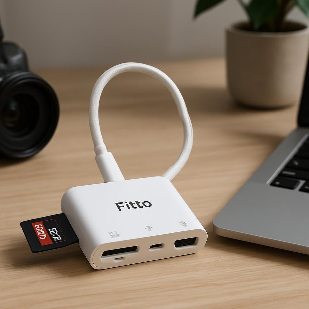 96 Pieces 4 in 1 OTG Hubs (Lightning to SD – TF – USB – Flash - White)